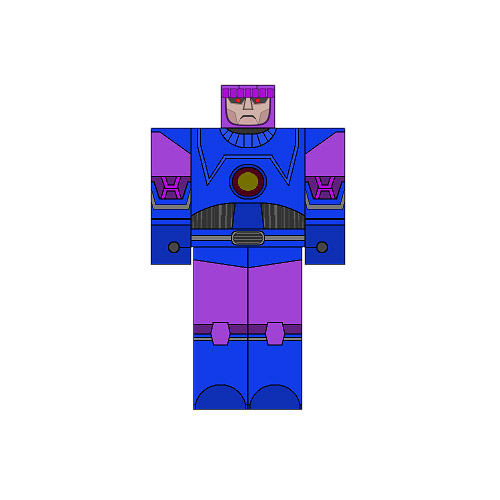 Sentinel robot paper toy free printable papercraft templates
