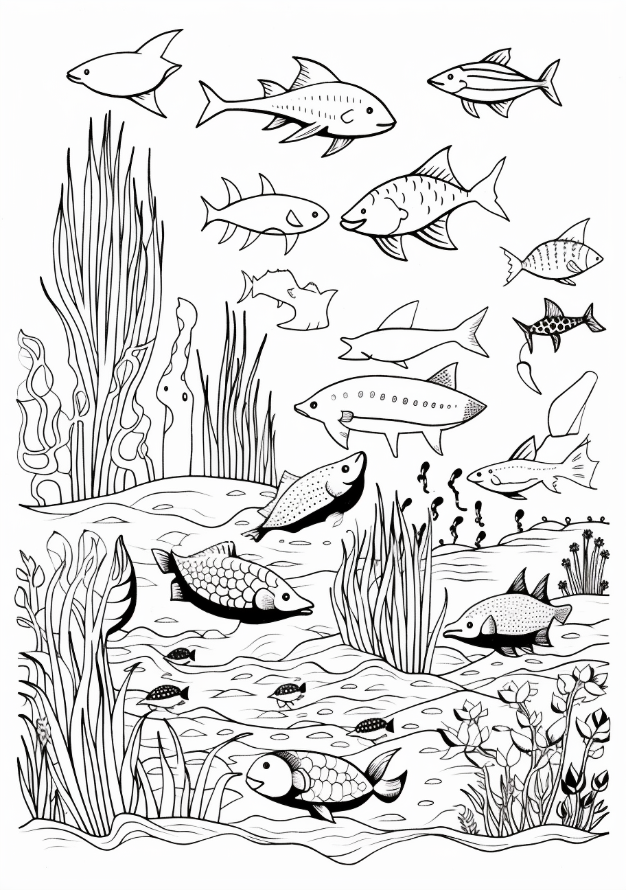 Nature themed coloring s