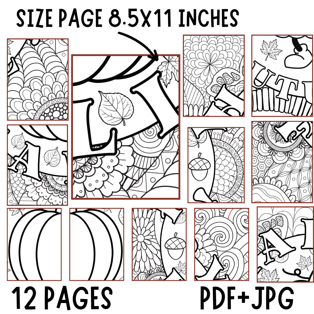 Fall bulletin board coloring pumpkin seasonal decor collaborative poster craft made by teachers