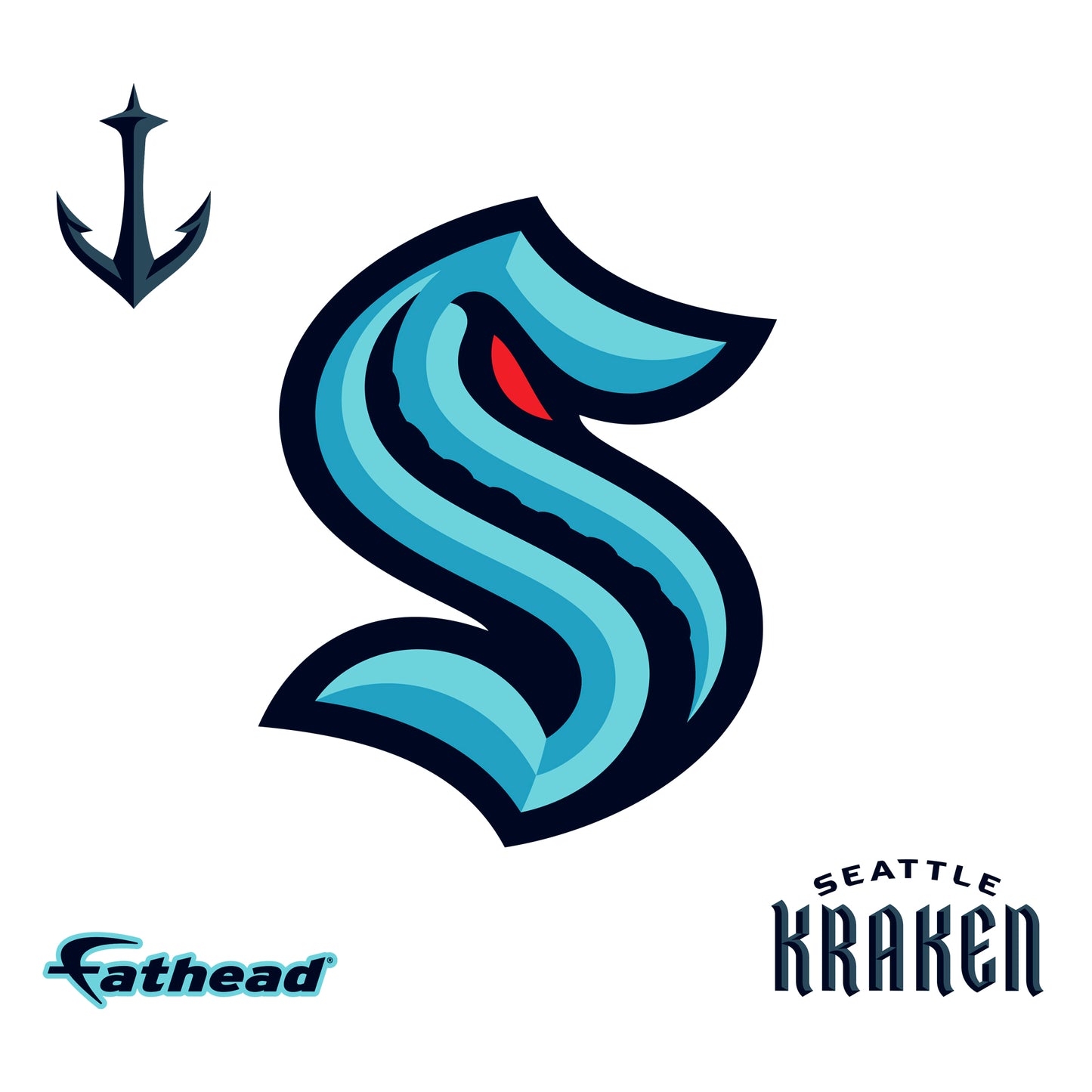 Seattle kraken logo removable wall decal official site