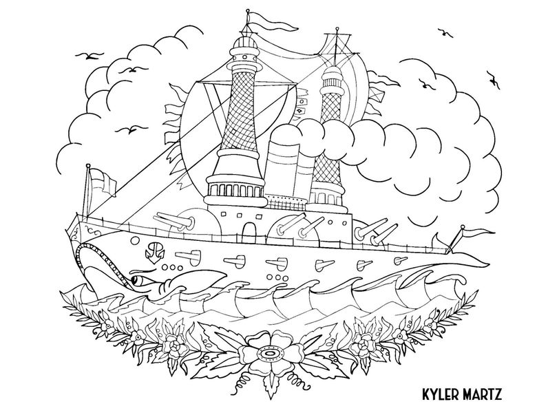 Seattle artists free coloring book challenges you to stay inside the lines while youre inside your home during coronavirus shutdown the seattle times