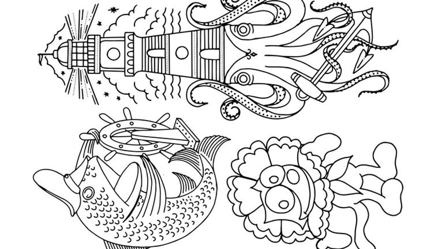 Photos seattle artists design free coloring pages you can print right at home seattle refined