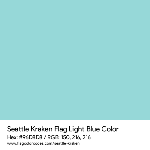 Seattle kraken flag color codes