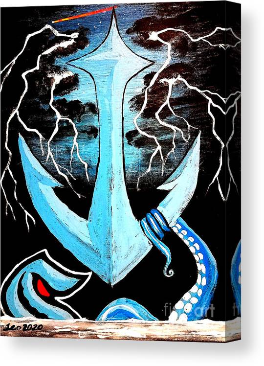 Seattle kraken nhl hockey team canvas print canvas art by teo alfonso