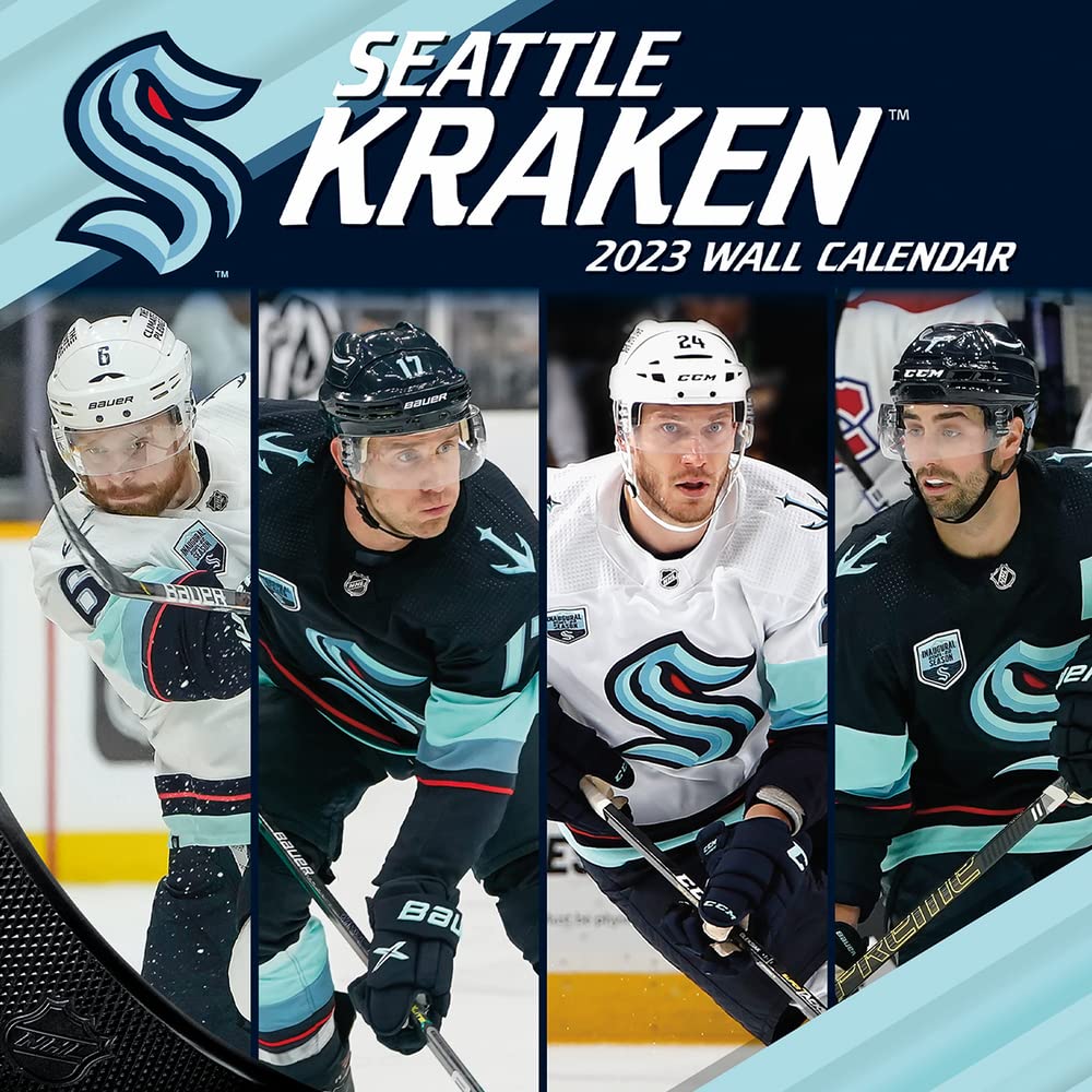 Turner sports seattle kraken x team wall calendar multi office products