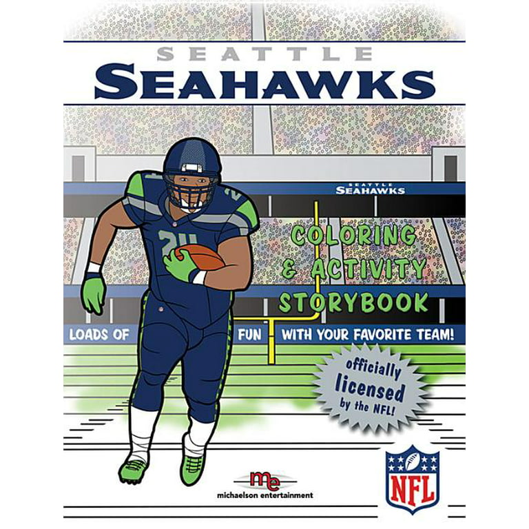 Seattle seahawks coloring ac paperback