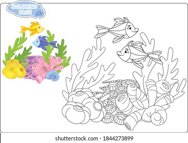 Seascape coloring book images stock photos d objects vectors