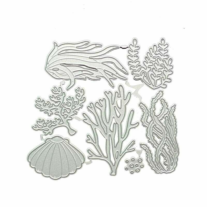 Seaweed stencils metal cutting dies scrapbook album embossing card making craft
