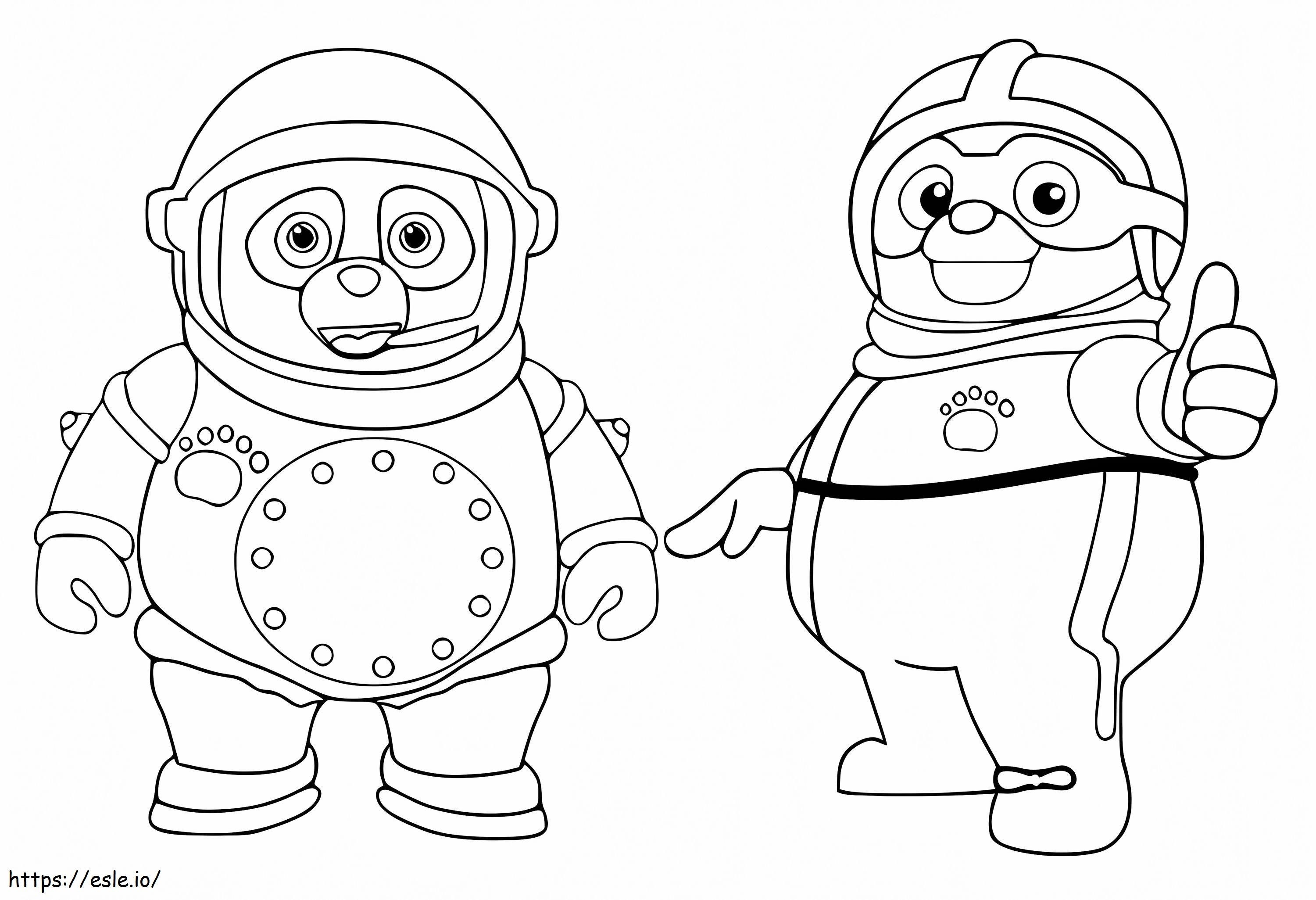 Special agent oso printable coloring page