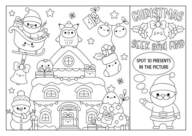 Secret agent santa stock illustrations royalty