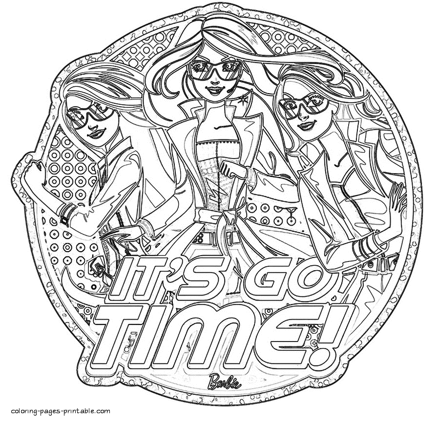 Coloring pages barbie spy squad barbie coloring coloring pages barbie coloring pages