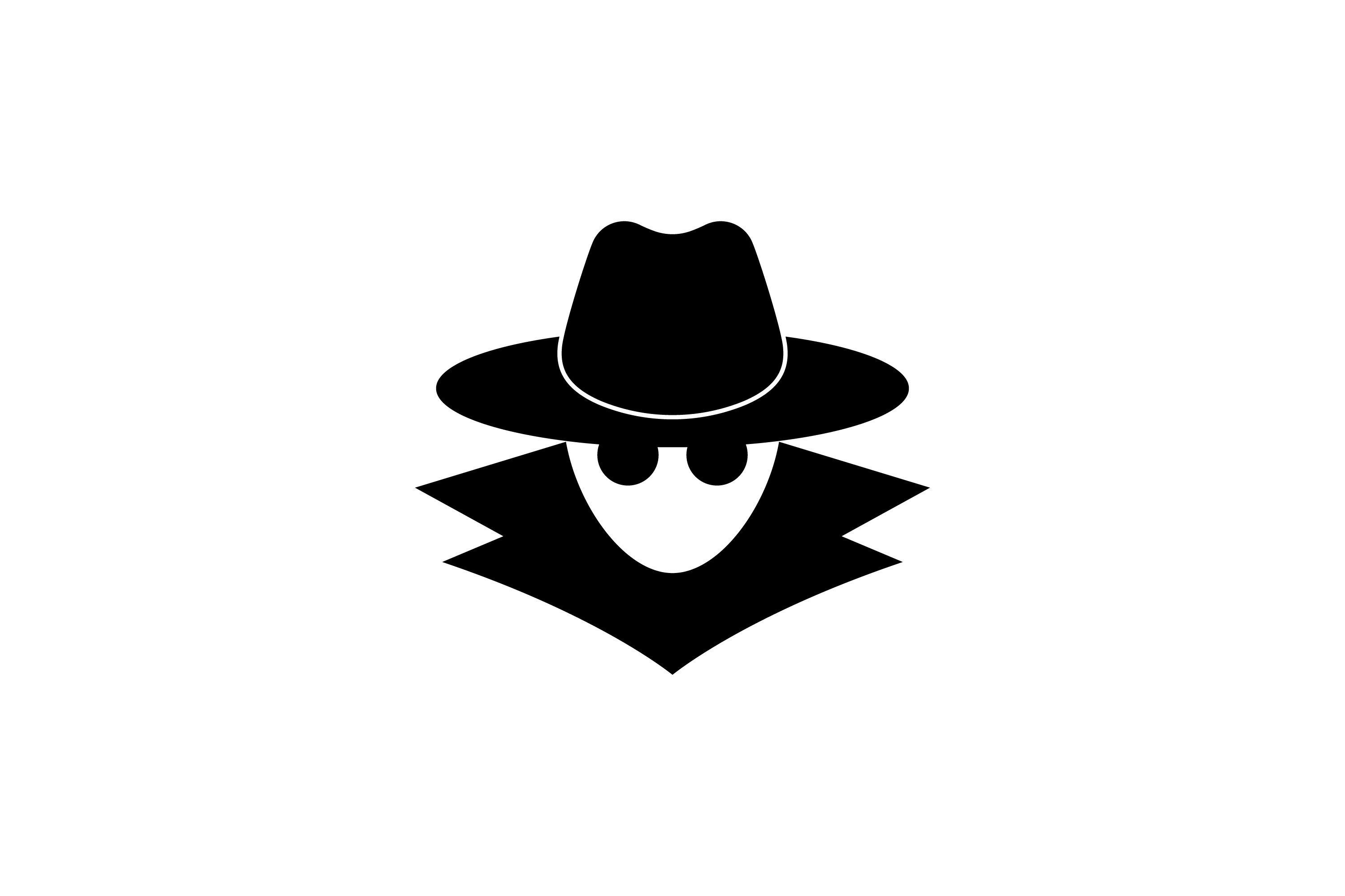 Incognito icon browse in private spy agent secret agent