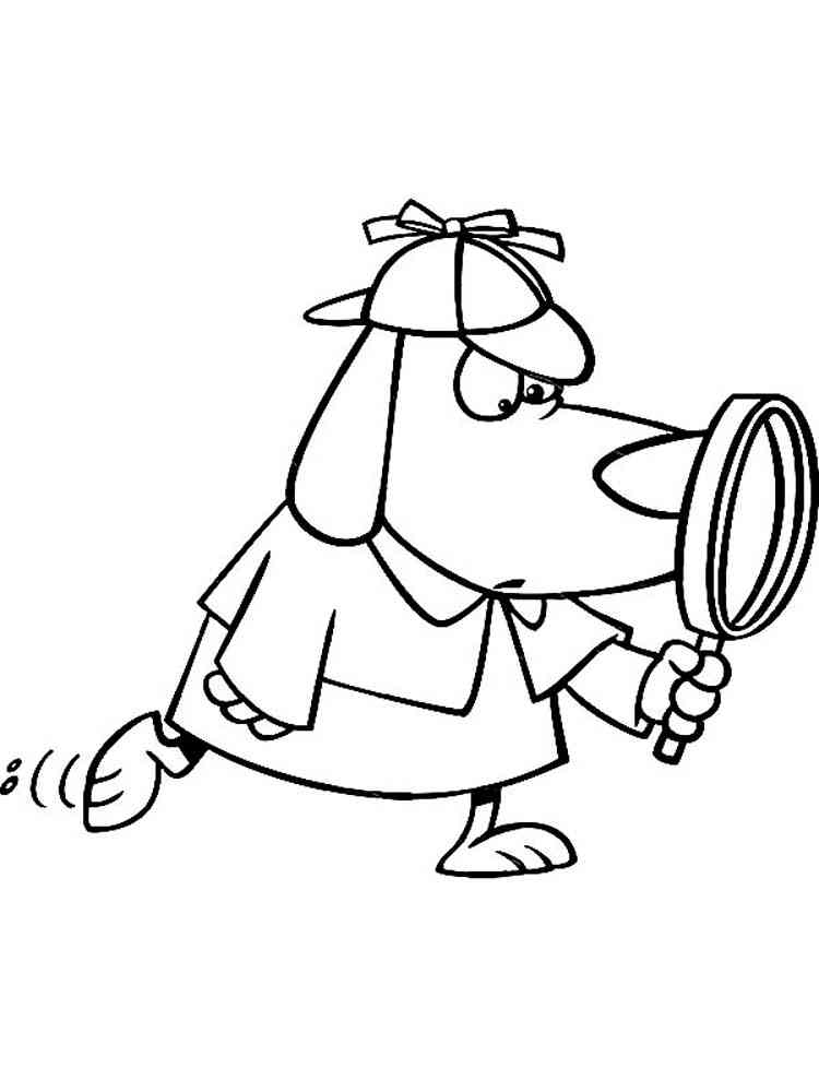 Spy coloring pages