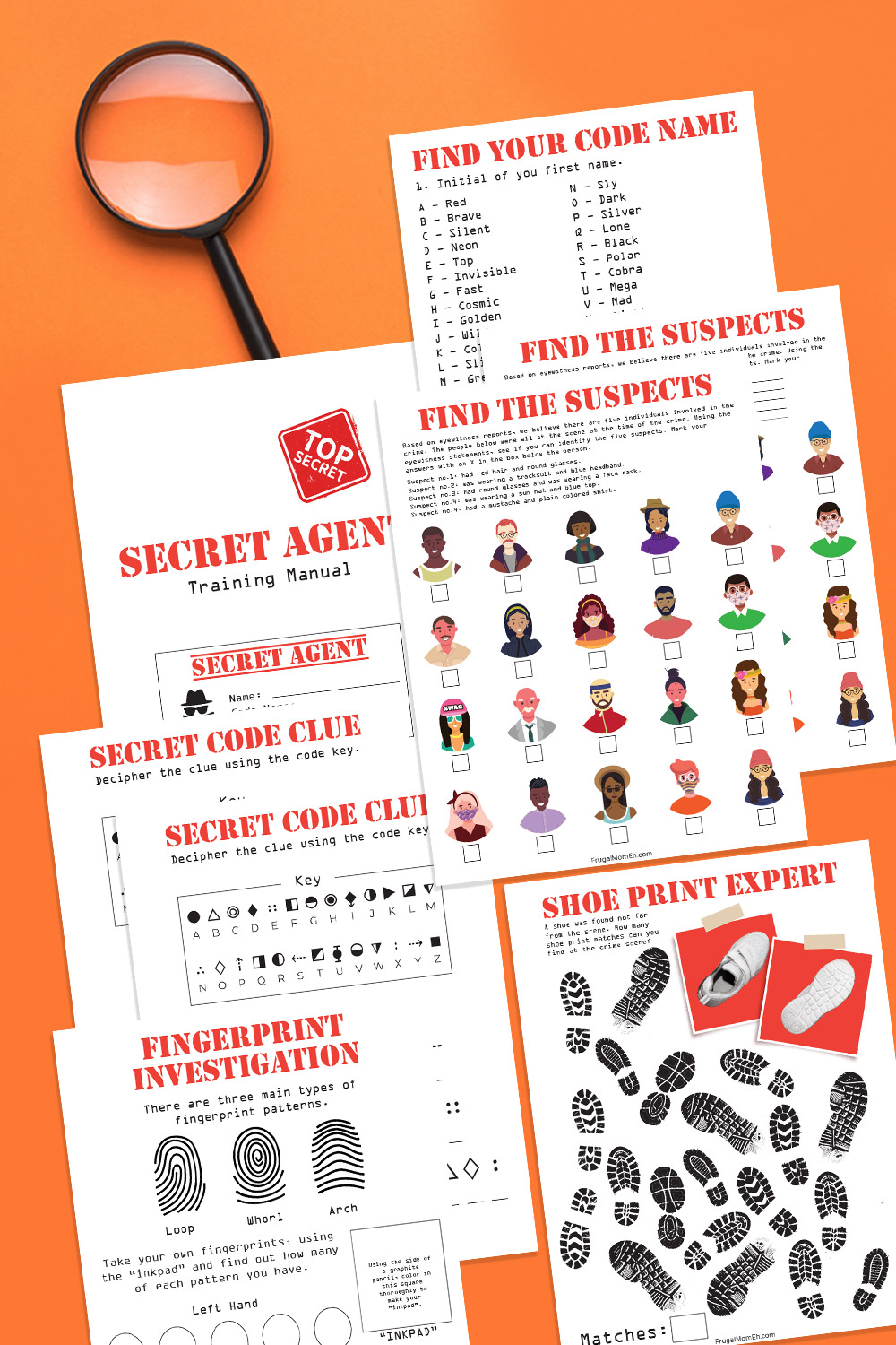 Free printable secret agent training manual