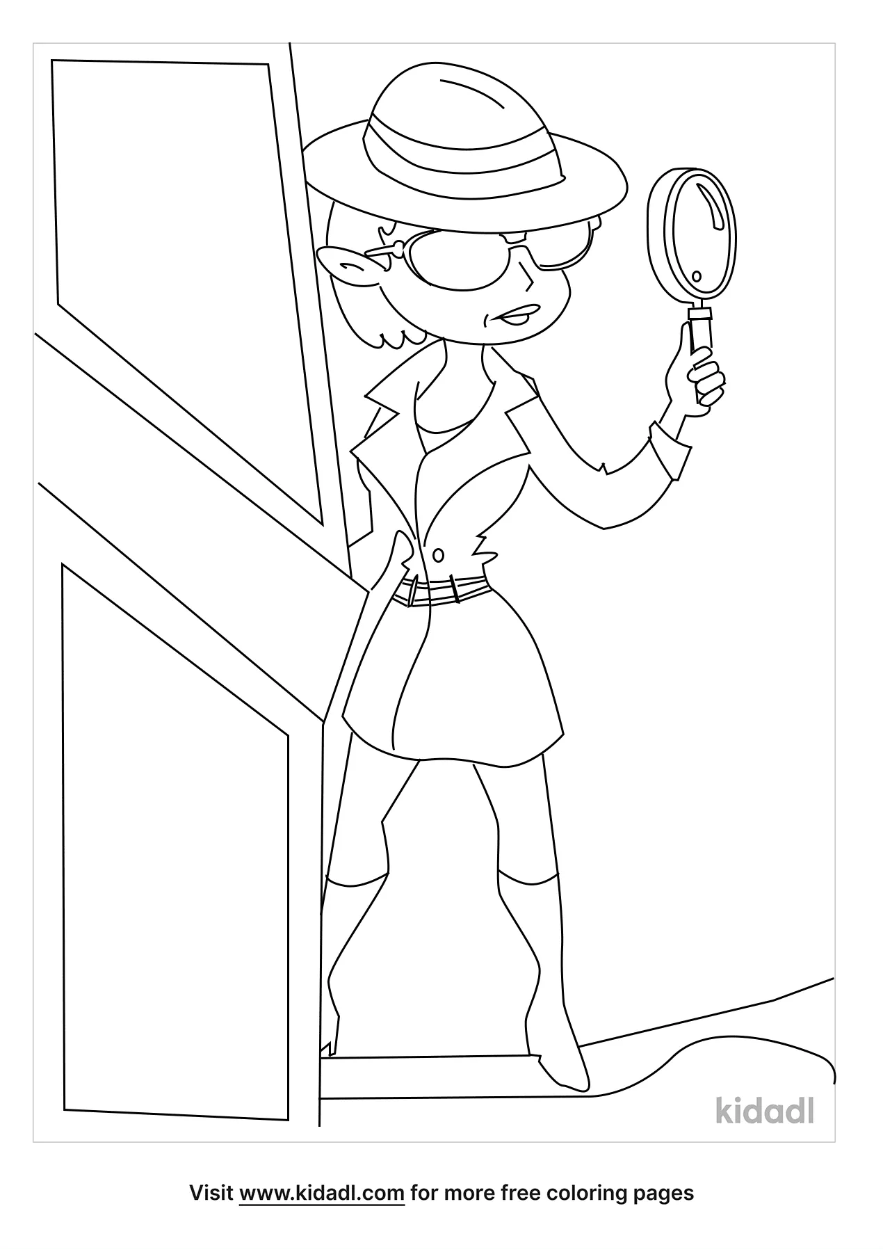Free spy coloring page coloring page printables