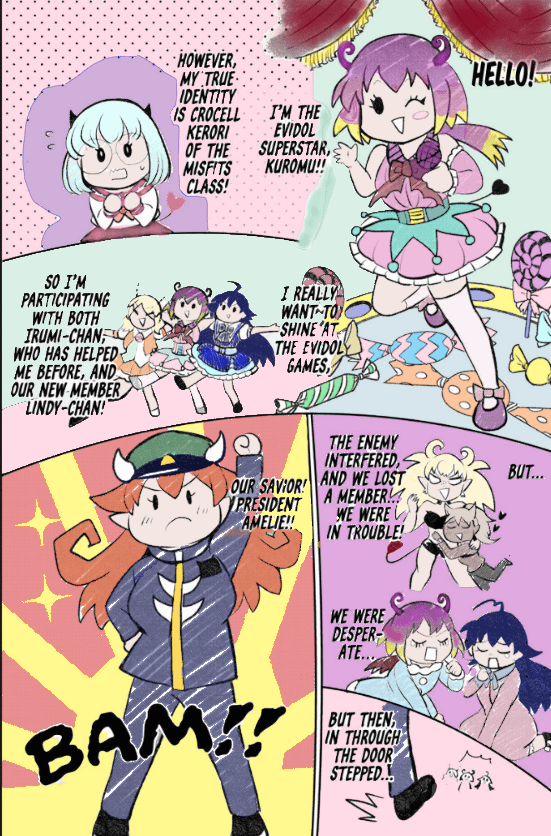 I really wanted to color this page and today i finally did chapter rdemonschoolirumakun