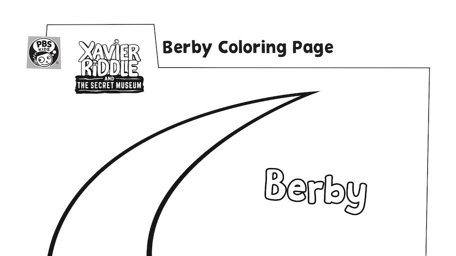 Berby coloring page kids coloring pages kids for parents