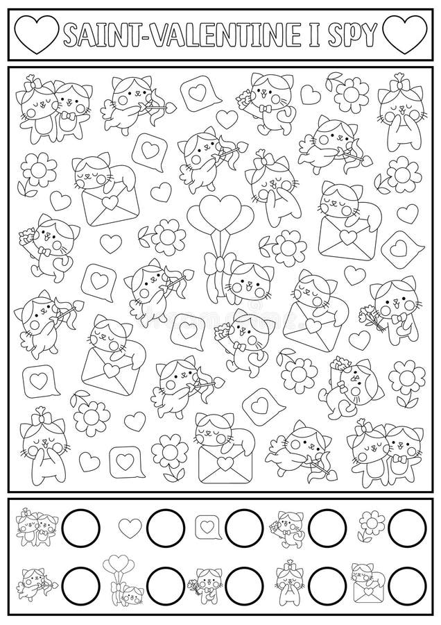 Black white i spy game kids stock illustrations â black white i spy game kids stock illustrations vectors clipart