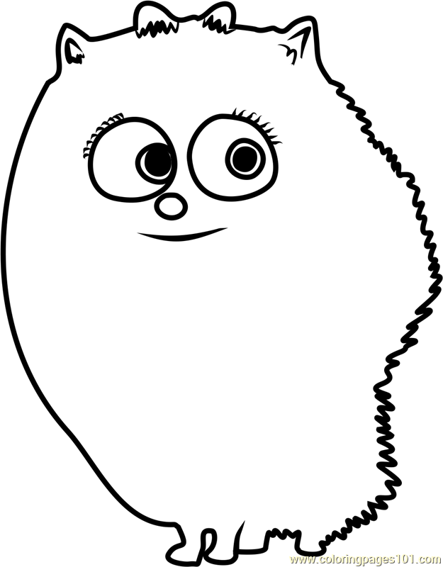 Gidget coloring page for kids