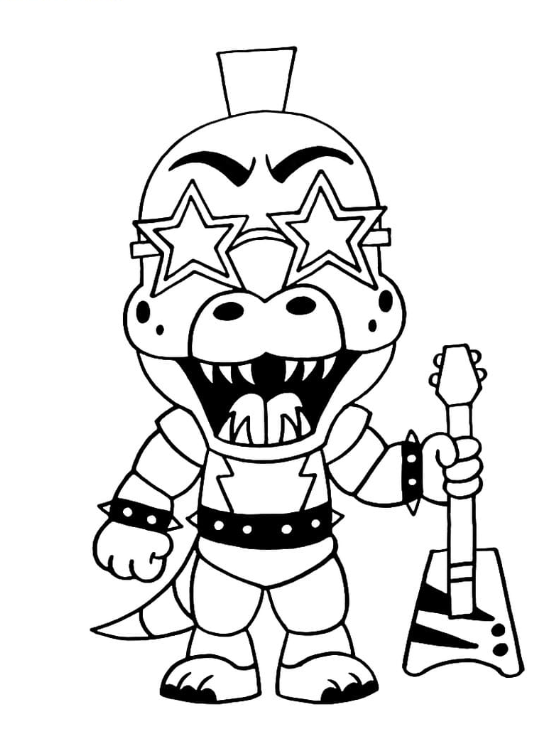 Monty gator coloring and printable pages