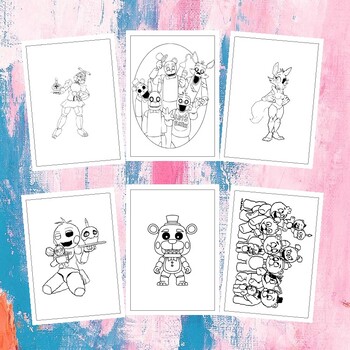 Be the detective printable freddy fazbears coloring pages adventure