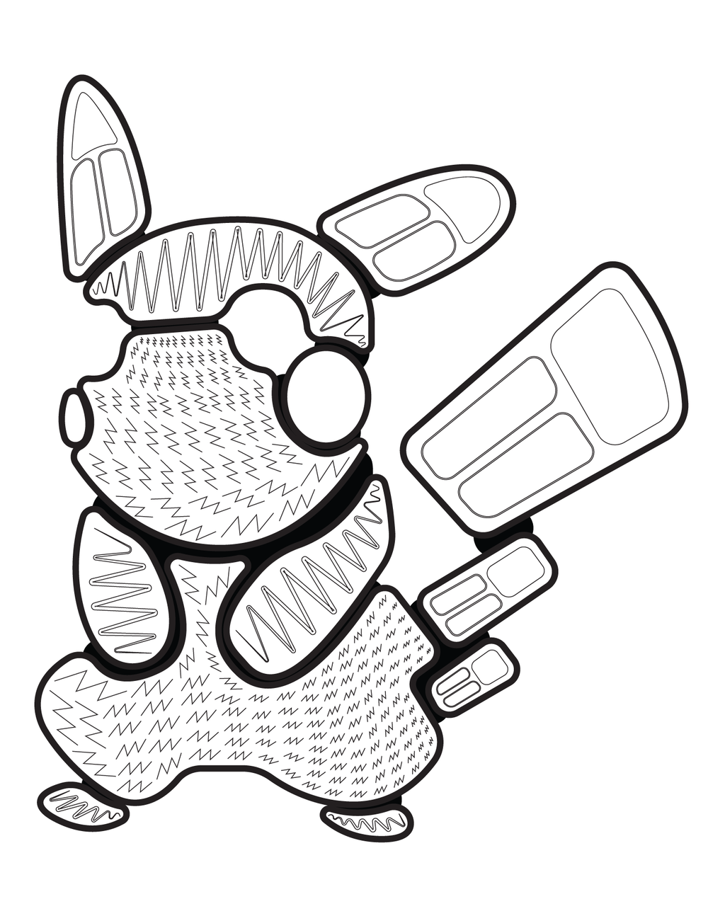 Izel poke coloring book â izel