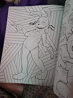 Official five nights at freddys coloring book five nights at freddys spiral