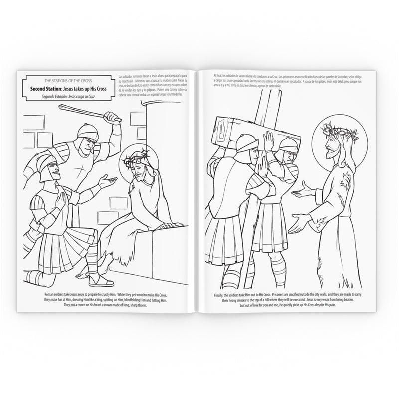 Road to calvary coloring book