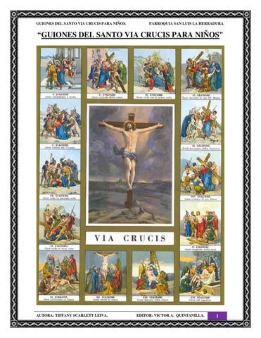 Guiones del santo via crucis para niãos by victor tito quintanilla