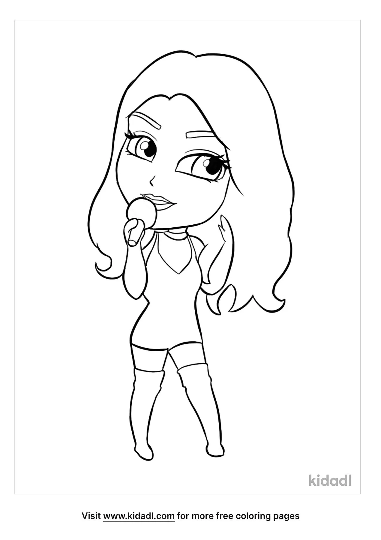 Free selena gomez coloring page coloring page printables