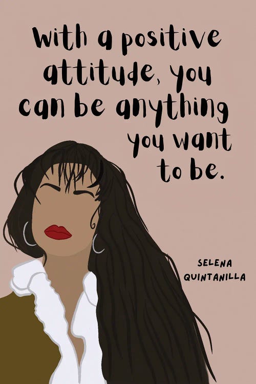 Selena quintanilla quote canvas print by brainyprintables