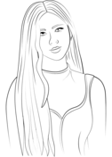 Selena quintanilla coloring page free printable coloring pages