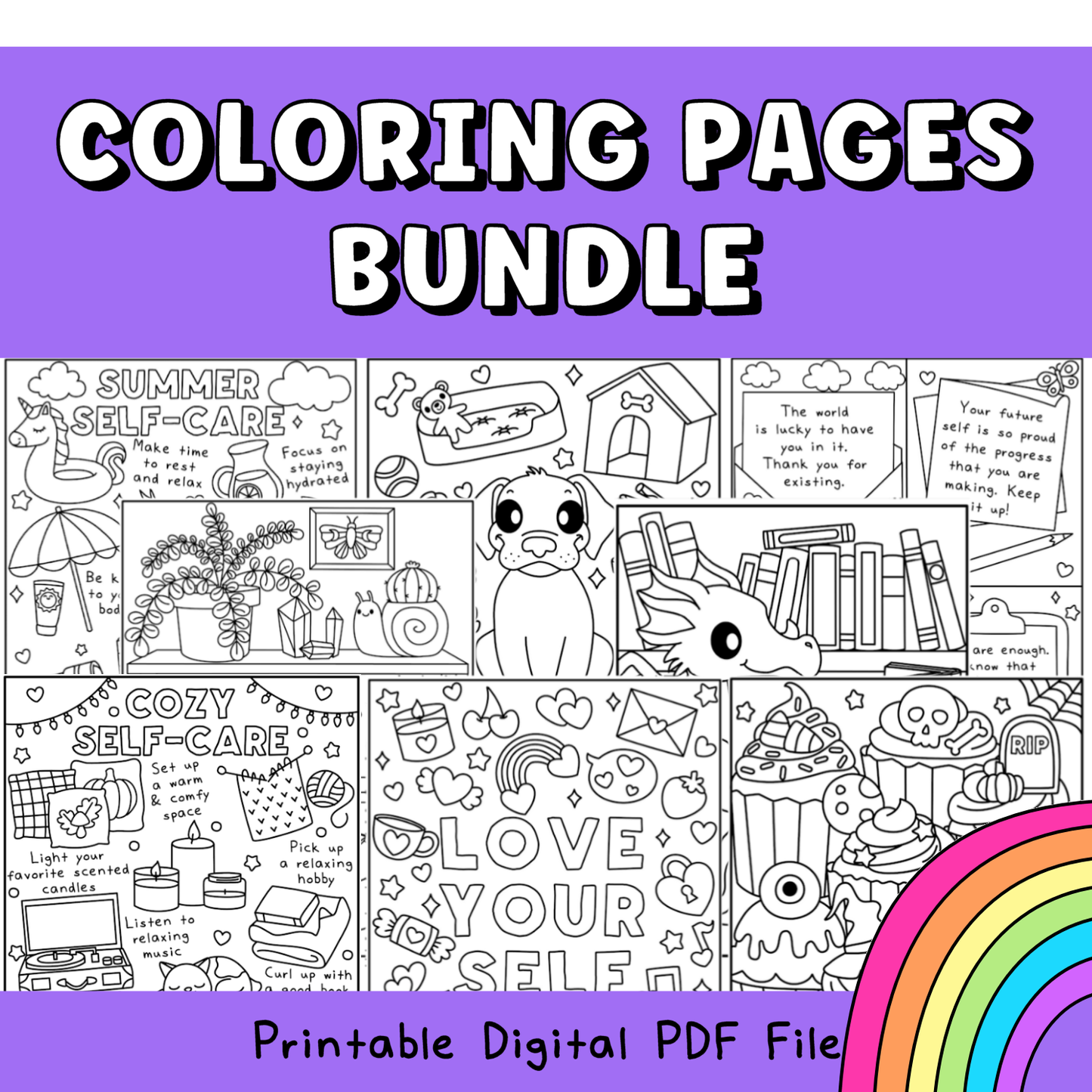 Coloring pages bundle â
