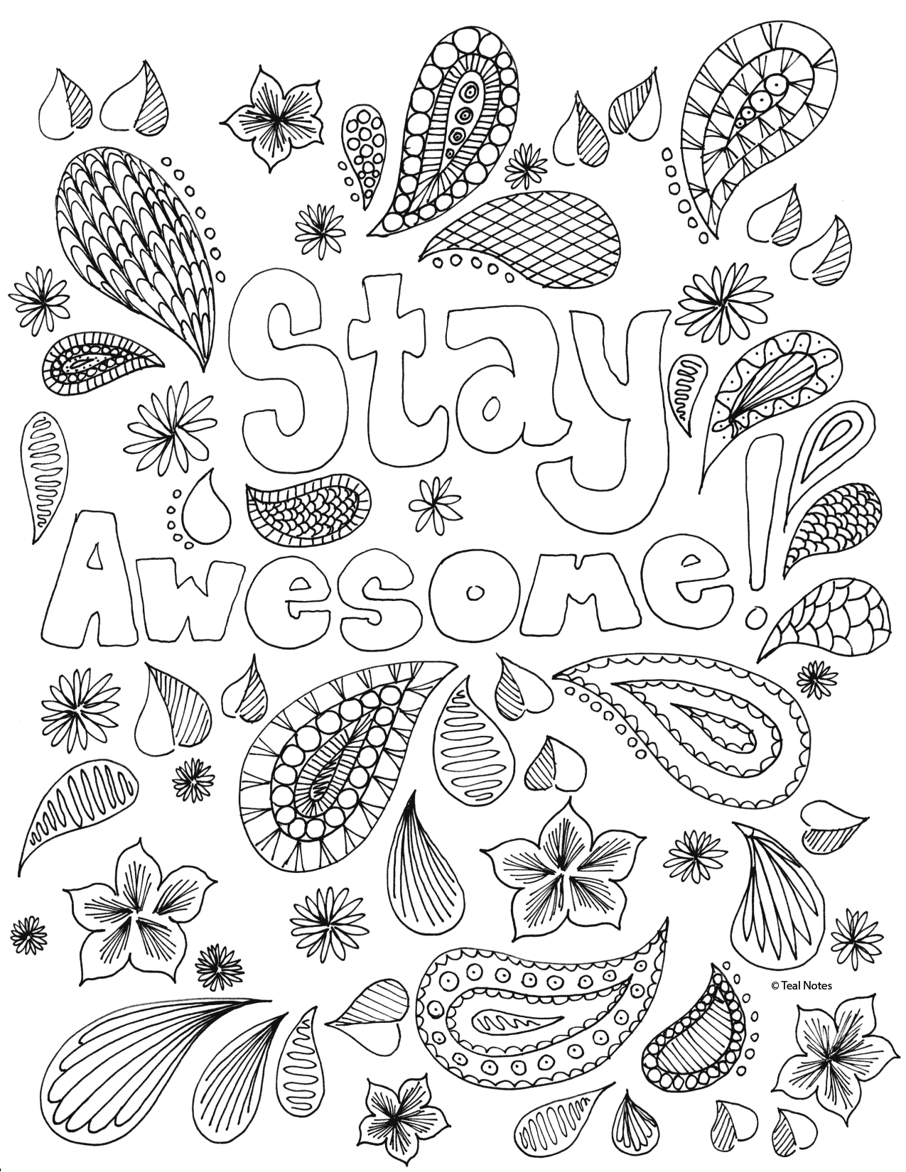 Printable adult coloring pages you can print and color for free