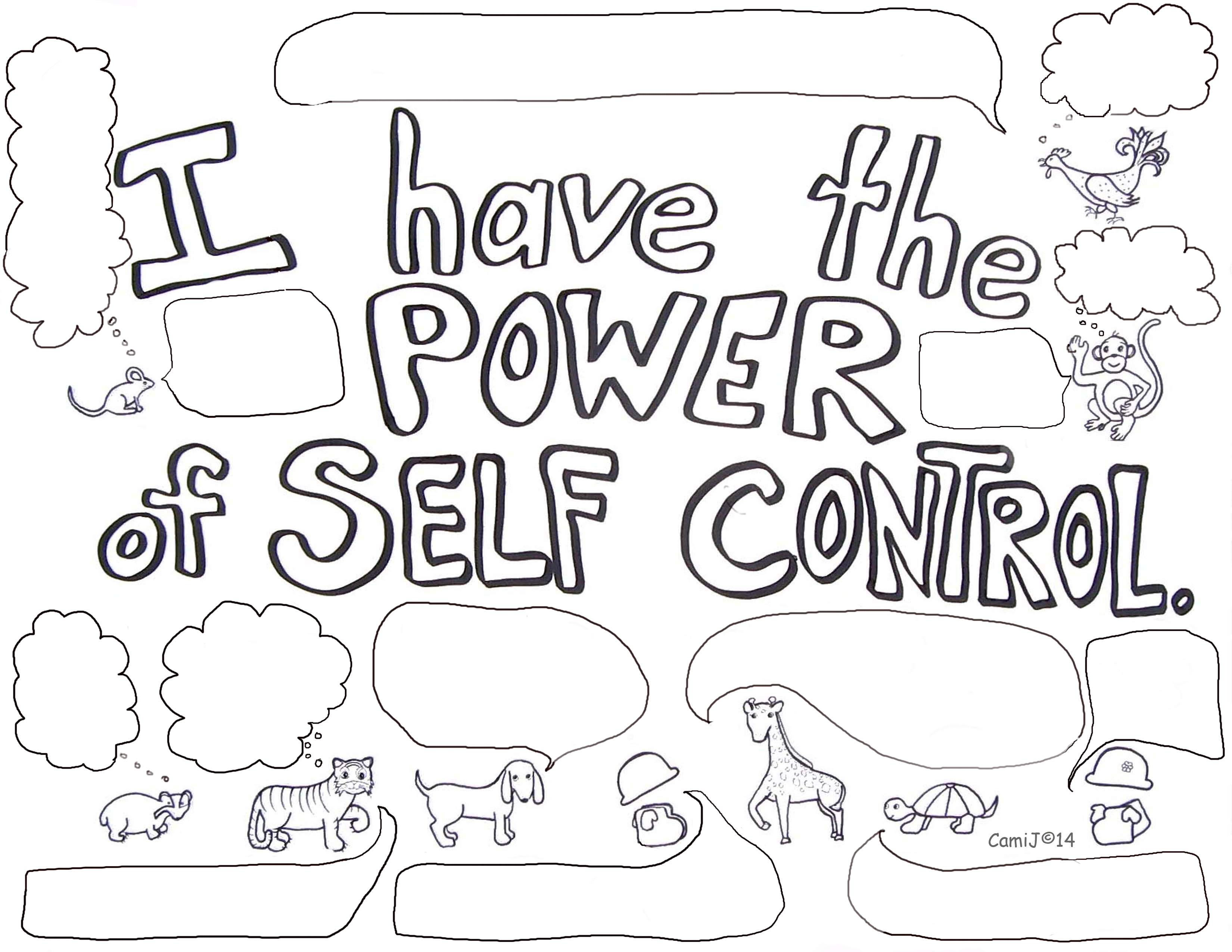 Posters self control diversity respect empathyresponsibiity safety assertion diversity