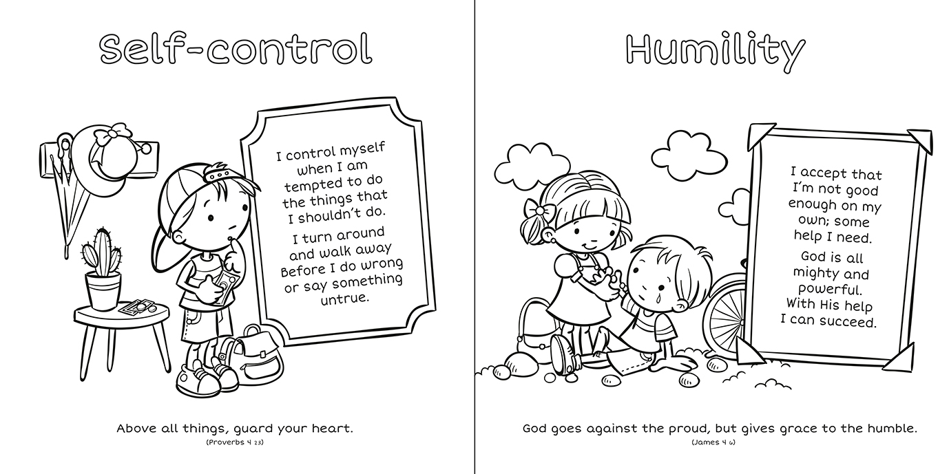 My bible values coloring book â producciones prats