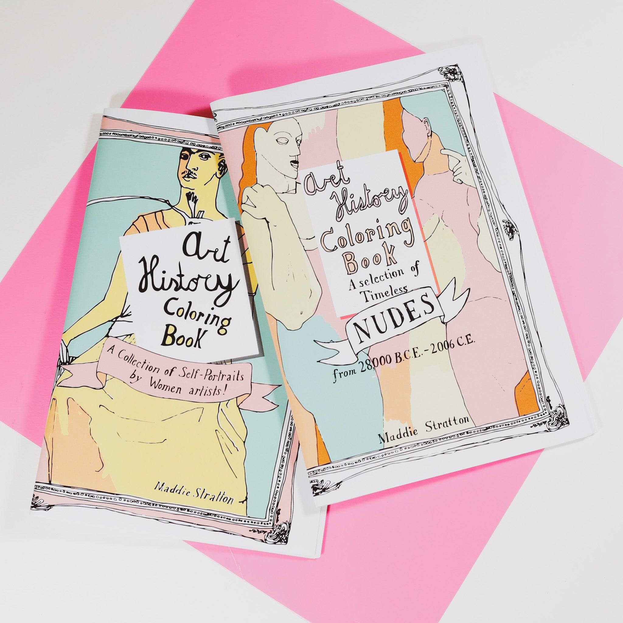 Womens self portraits coloring book by maddie stratton â glitter box no