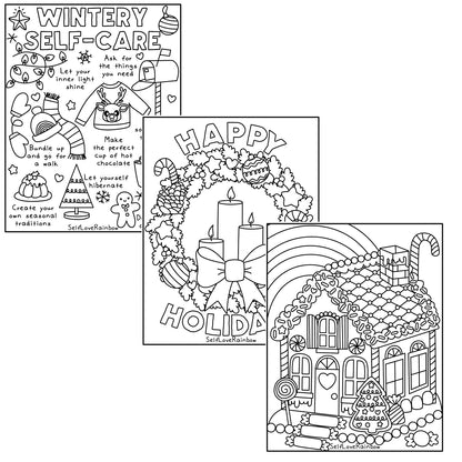 Holiday coloring pages â