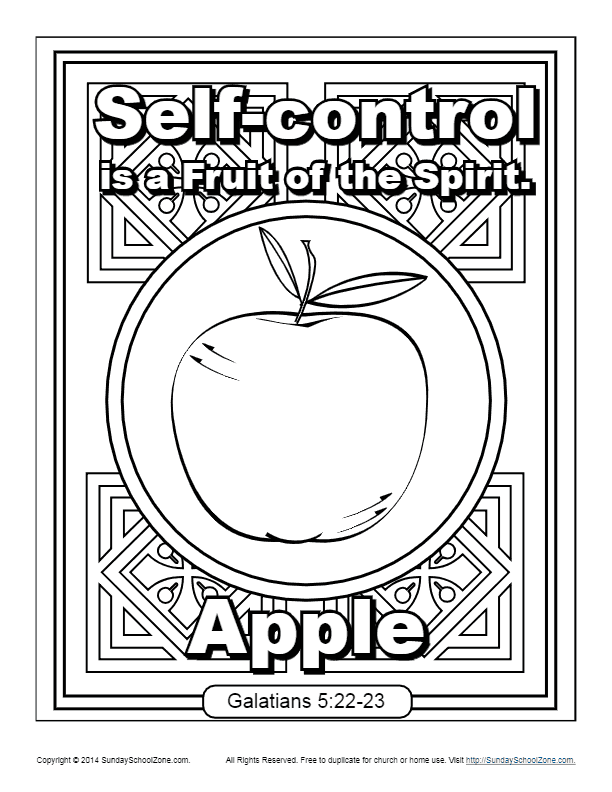 Fruit of the spirit for kids self