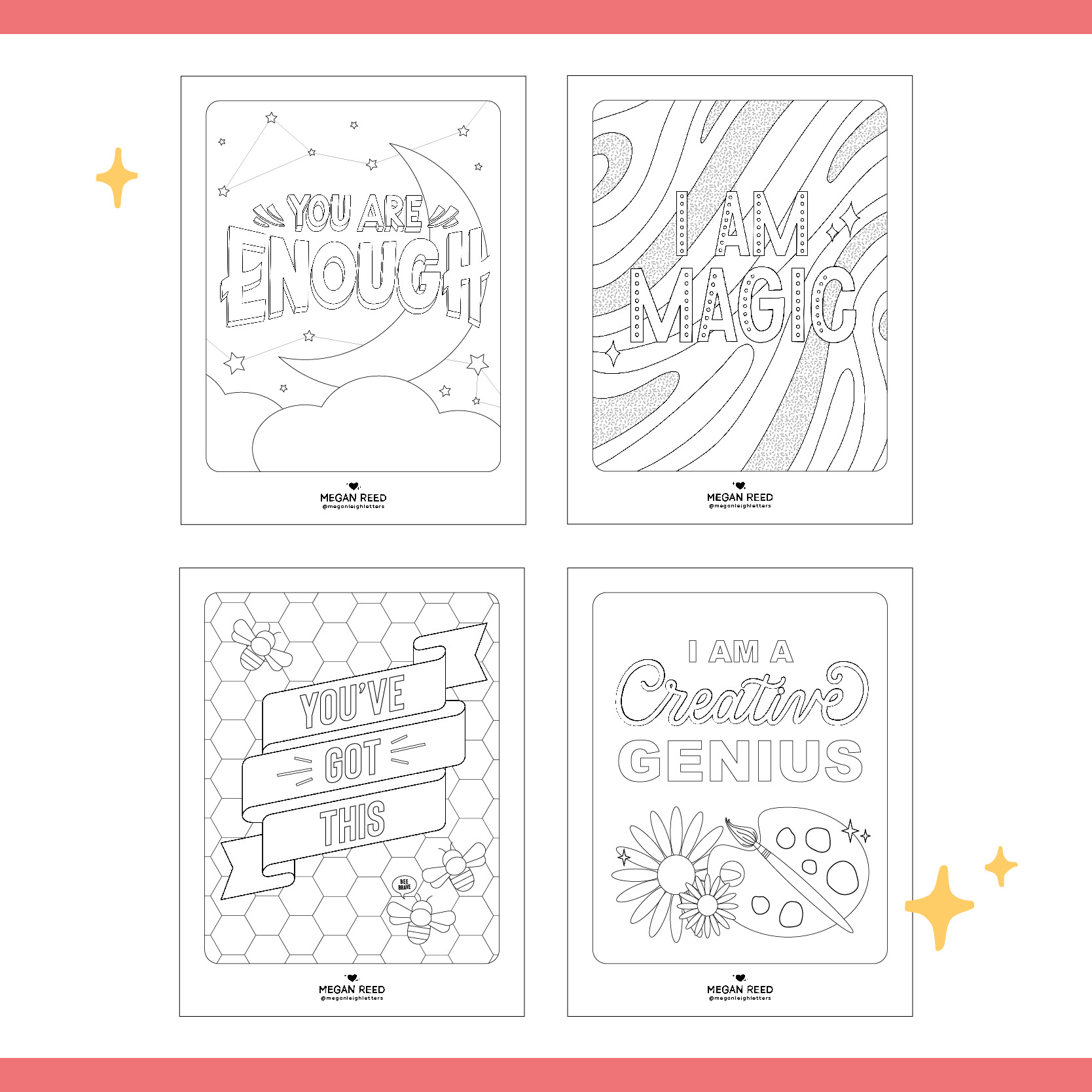 Happy lil coloring book megan reed coaching creative