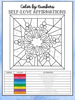 Winter sel color by numbers