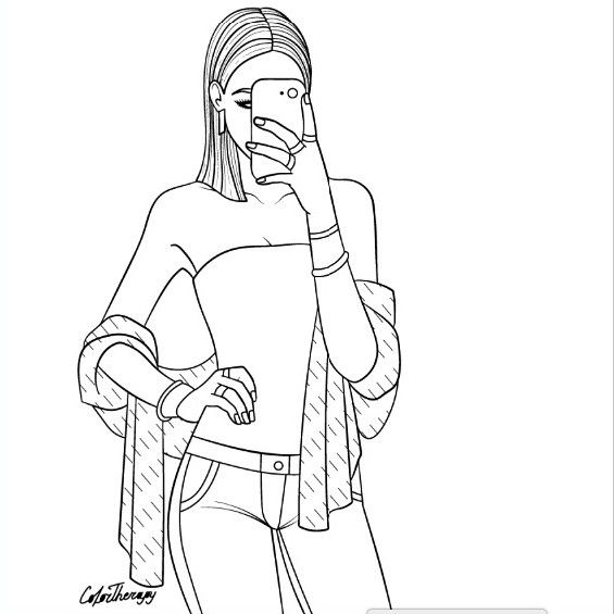 The sneakpeek for the next ðgift of the dayð tomorrow do you like this one selfie mirror dont forâ cute coloring pages emoji coloring pages bff drawings