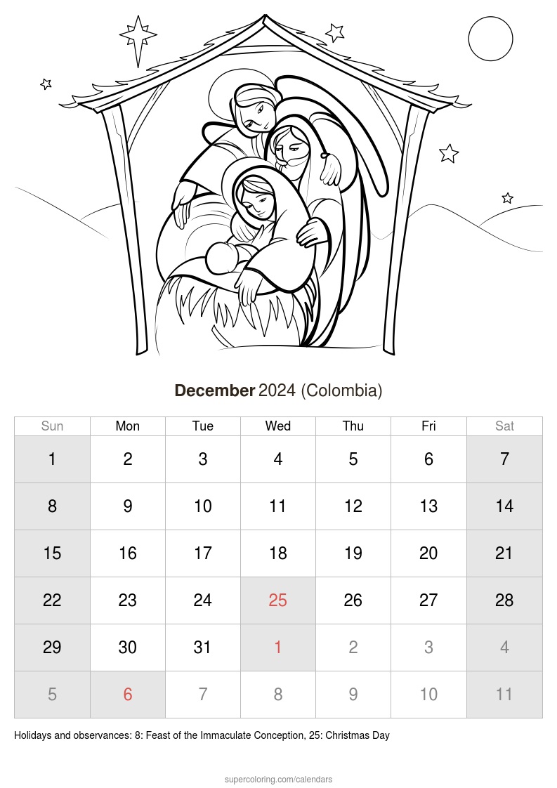 December calendar