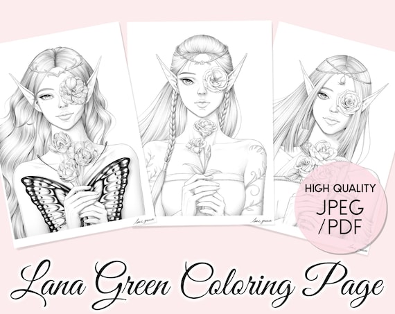 Flower face set