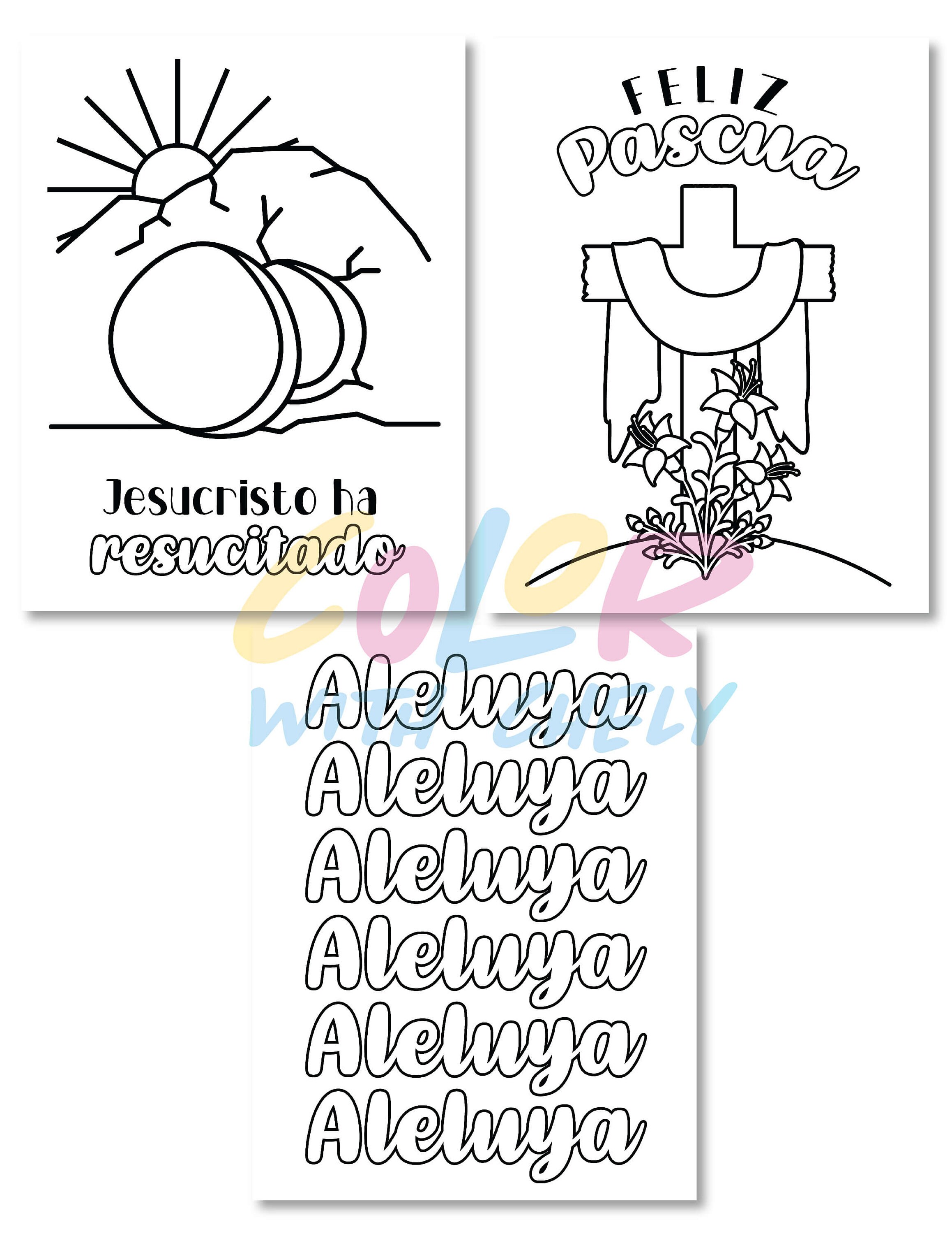 Holy week coloring pages in spanish paginas para colorear en espaãol para semana santa