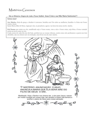 Mistãrios gozosos pdf