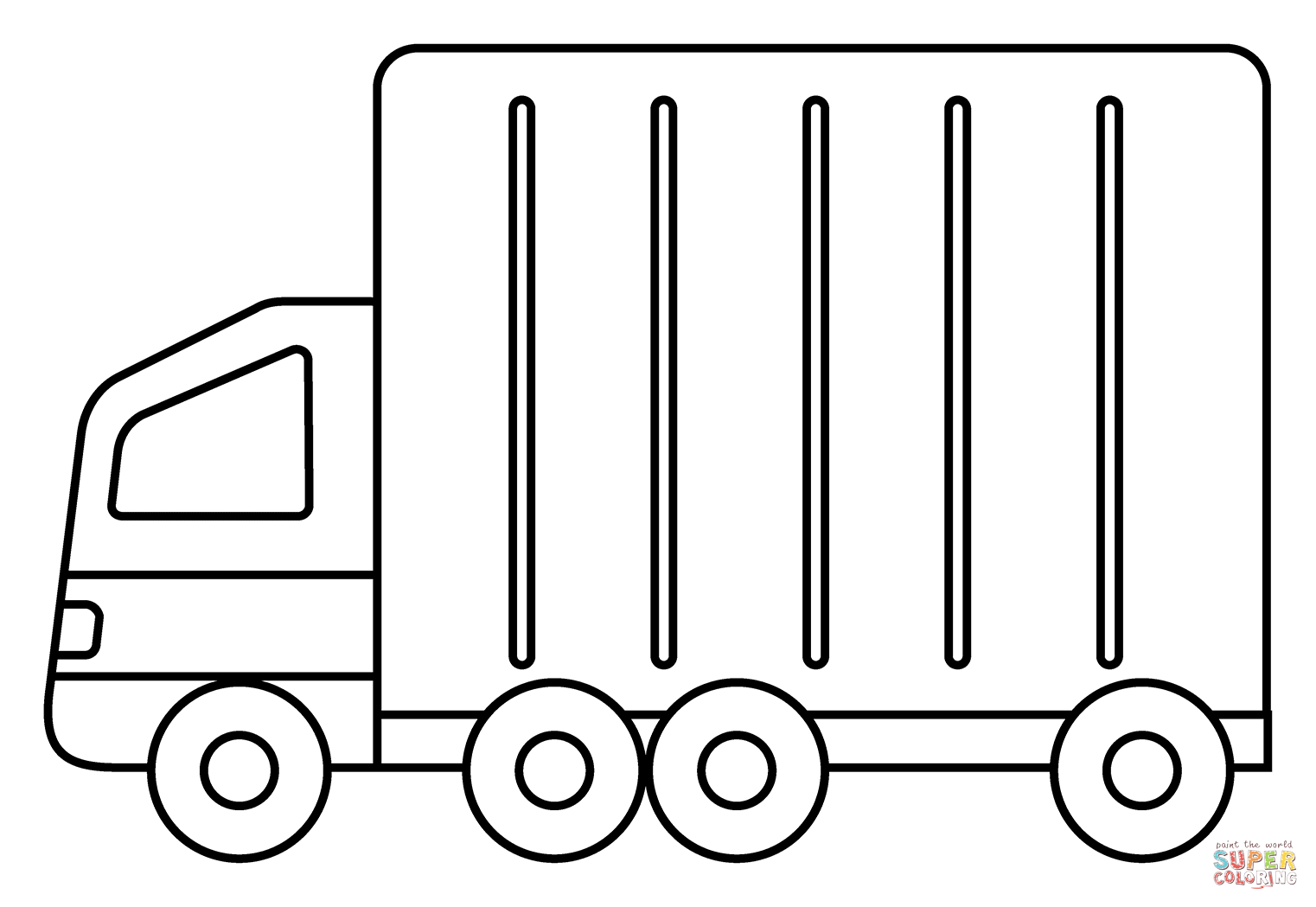 Articulated lorry emoji coloring page free printable coloring pages