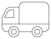 Articulated lorry emoji coloring page free printable coloring pages