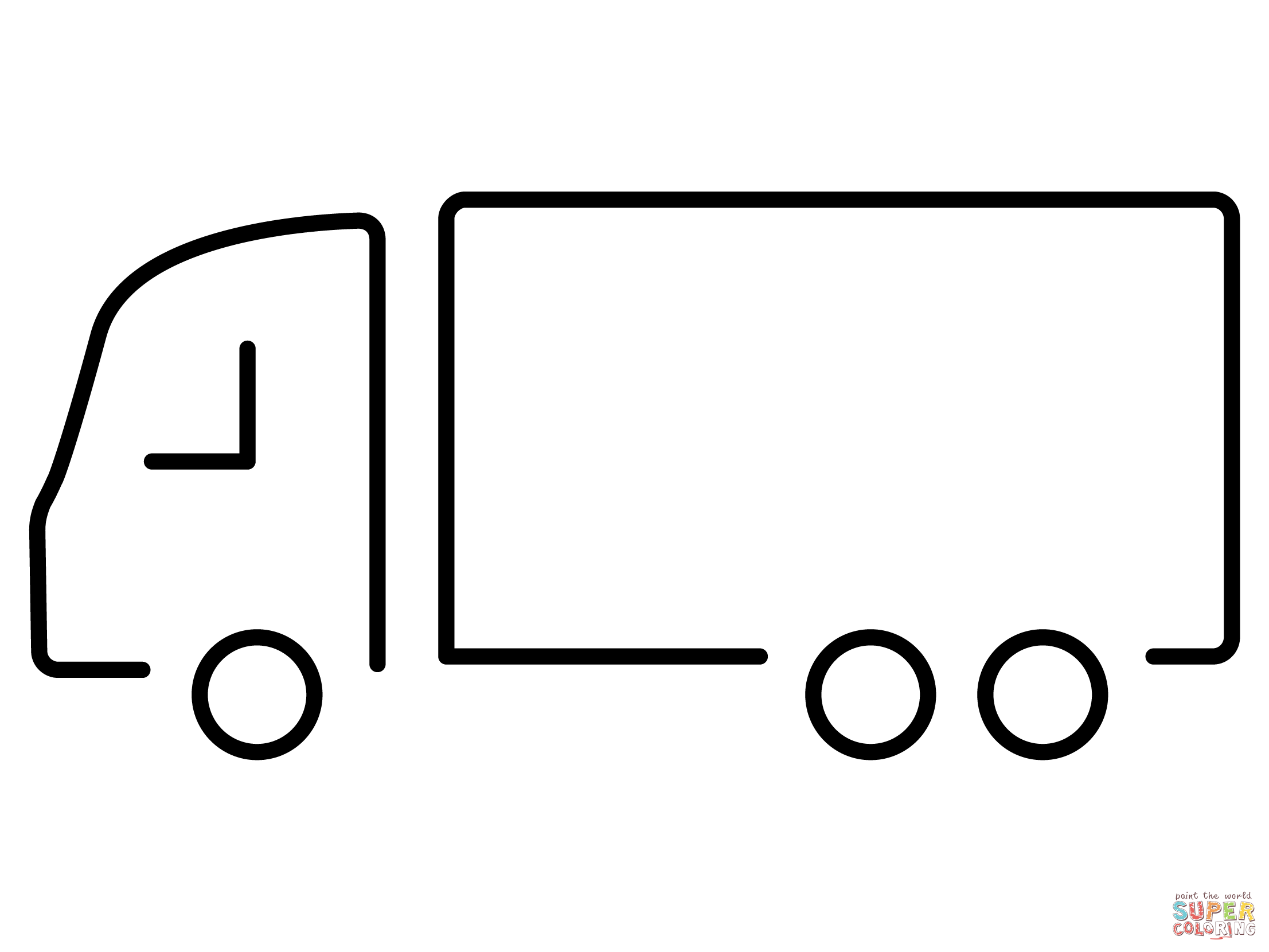 Articulated lorry emoji coloring page free printable coloring pages