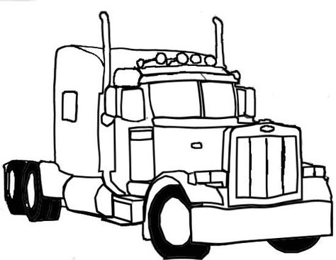 Semi truck party ideas truck party trucks birthday party truck coloring pages